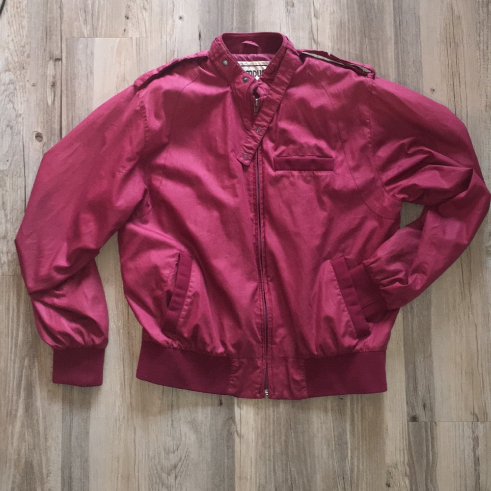  Vintage Campus Bomber Jacket